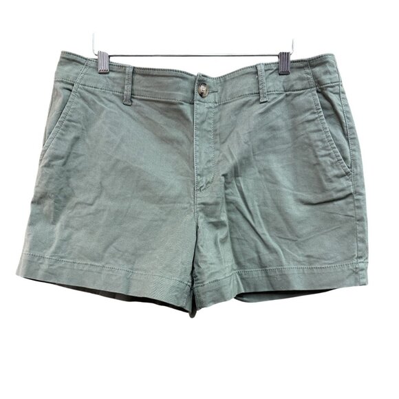 LOFT The Washed Twill 4" Shorts Size 12 - Picture 1 of 6